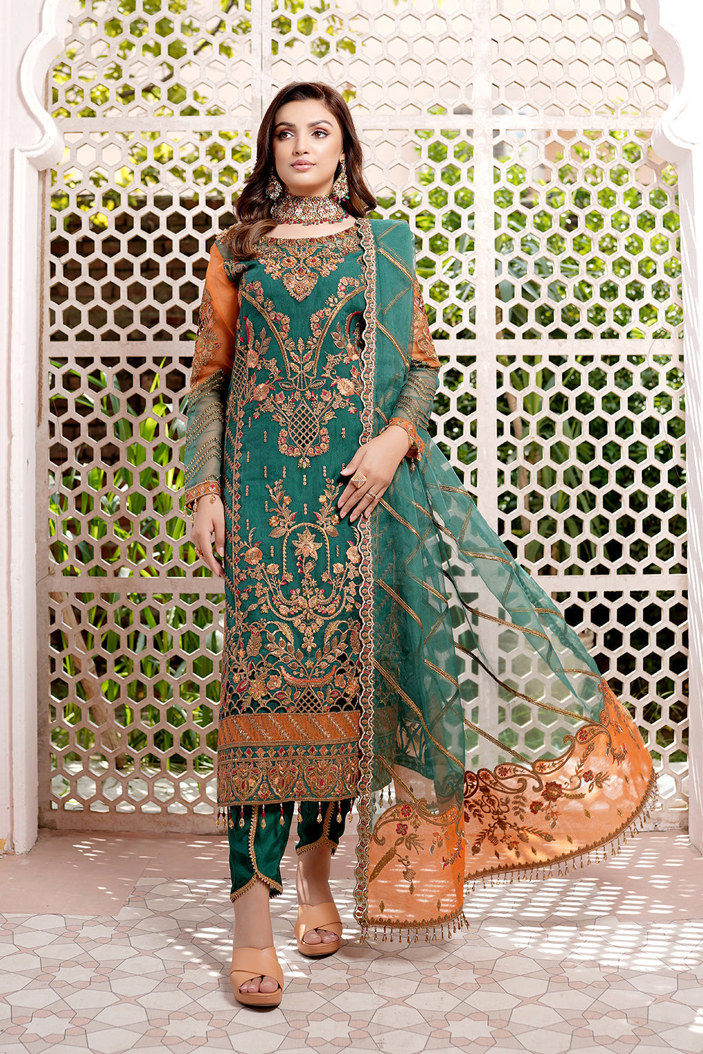 Maryams Sarave-HYT-0710 Style — Mairaz Three-Piece Suit