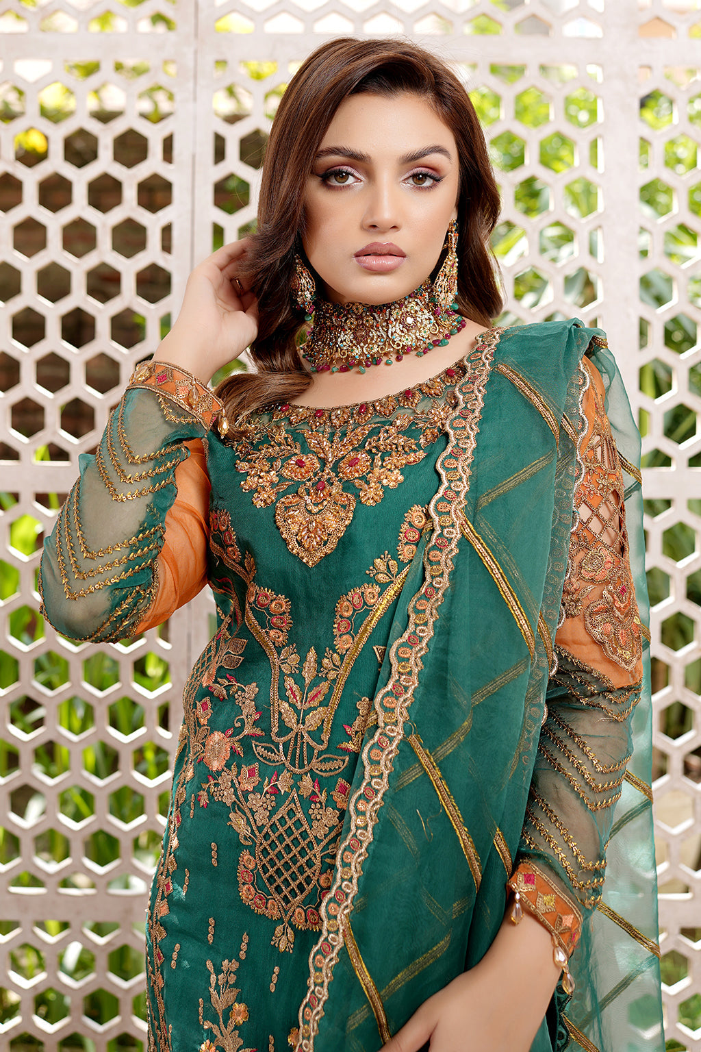 Maryams Sarave-HYT-0710 Style — Mairaz Three-Piece Suit