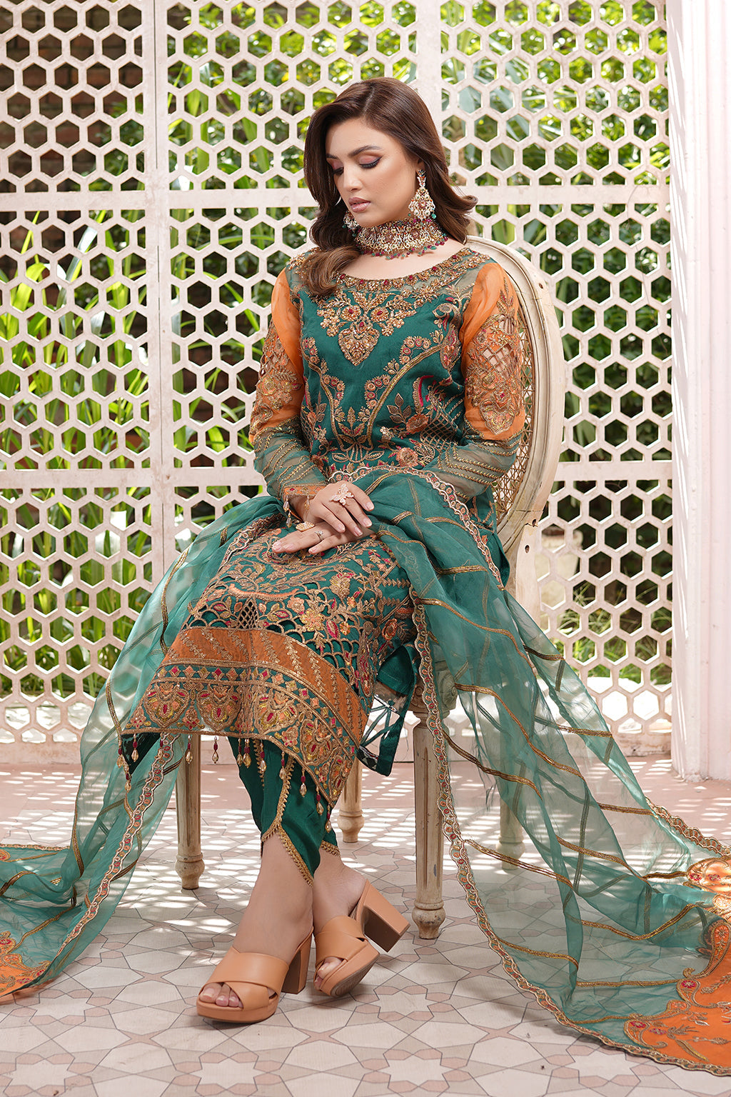 Maryams Sarave-HYT-0710 Style — Mairaz Three-Piece Suit