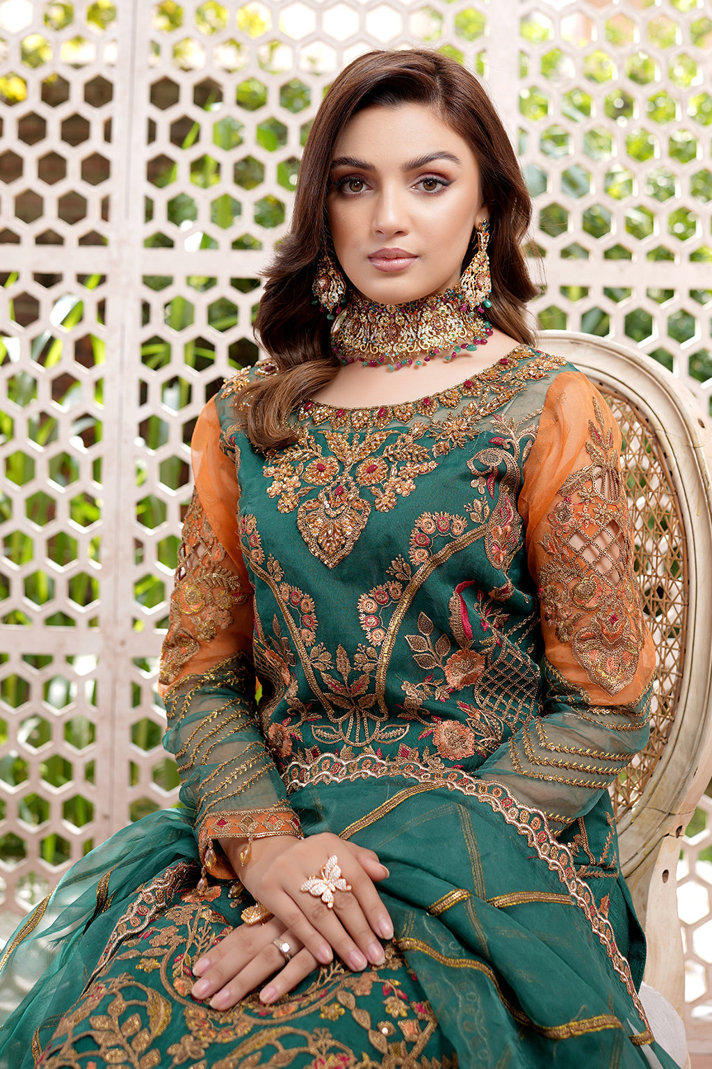 Maryams Sarave-HYT-0710 Style — Mairaz Three-Piece Suit