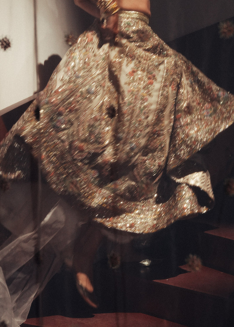 Hussain Rehar Sawara Style by Mairaz, embellished wedding formal view 6
