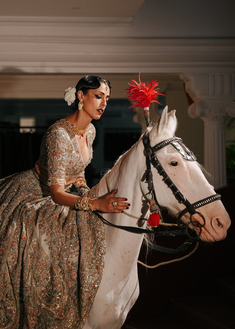 Hussain Rehar Sawara Style by Mairaz, heavy embroidery view 5