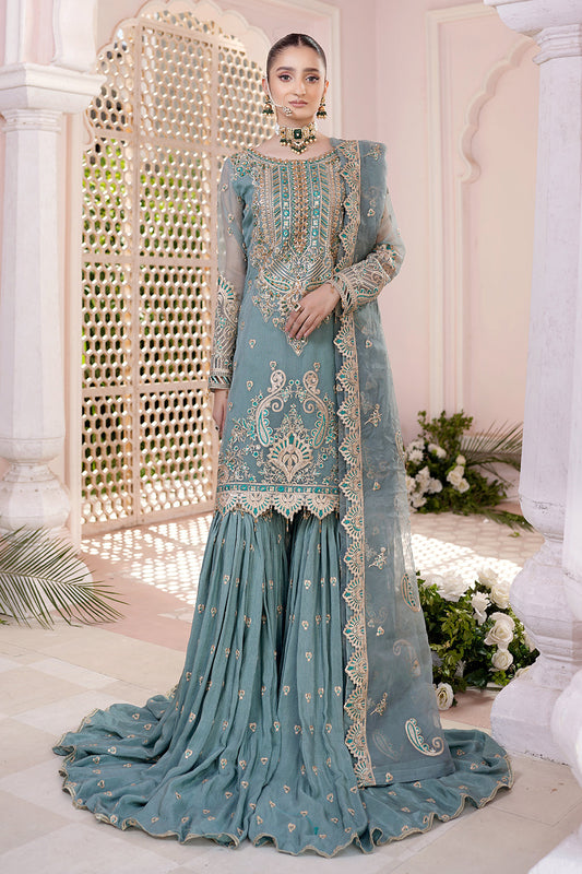 Maryams Shahnaz HYT-0703 Style — Mairaz Three-Piece Suit