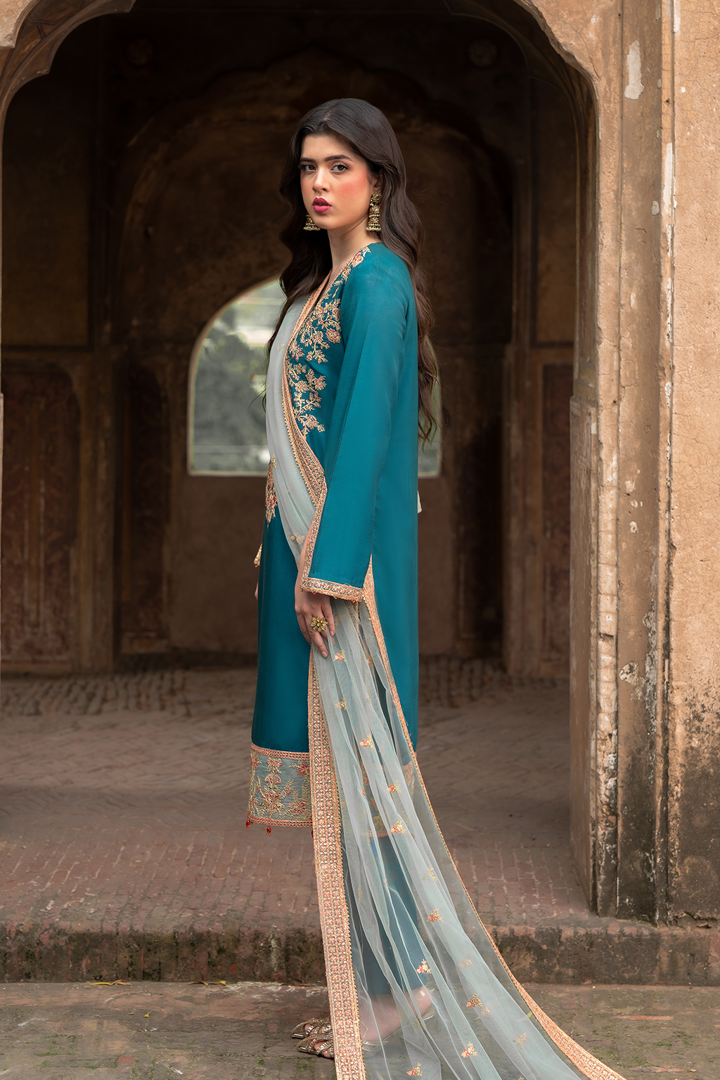 Saad Shaikh Luxe Style — Mairaz Zinc Three-Piece Suit