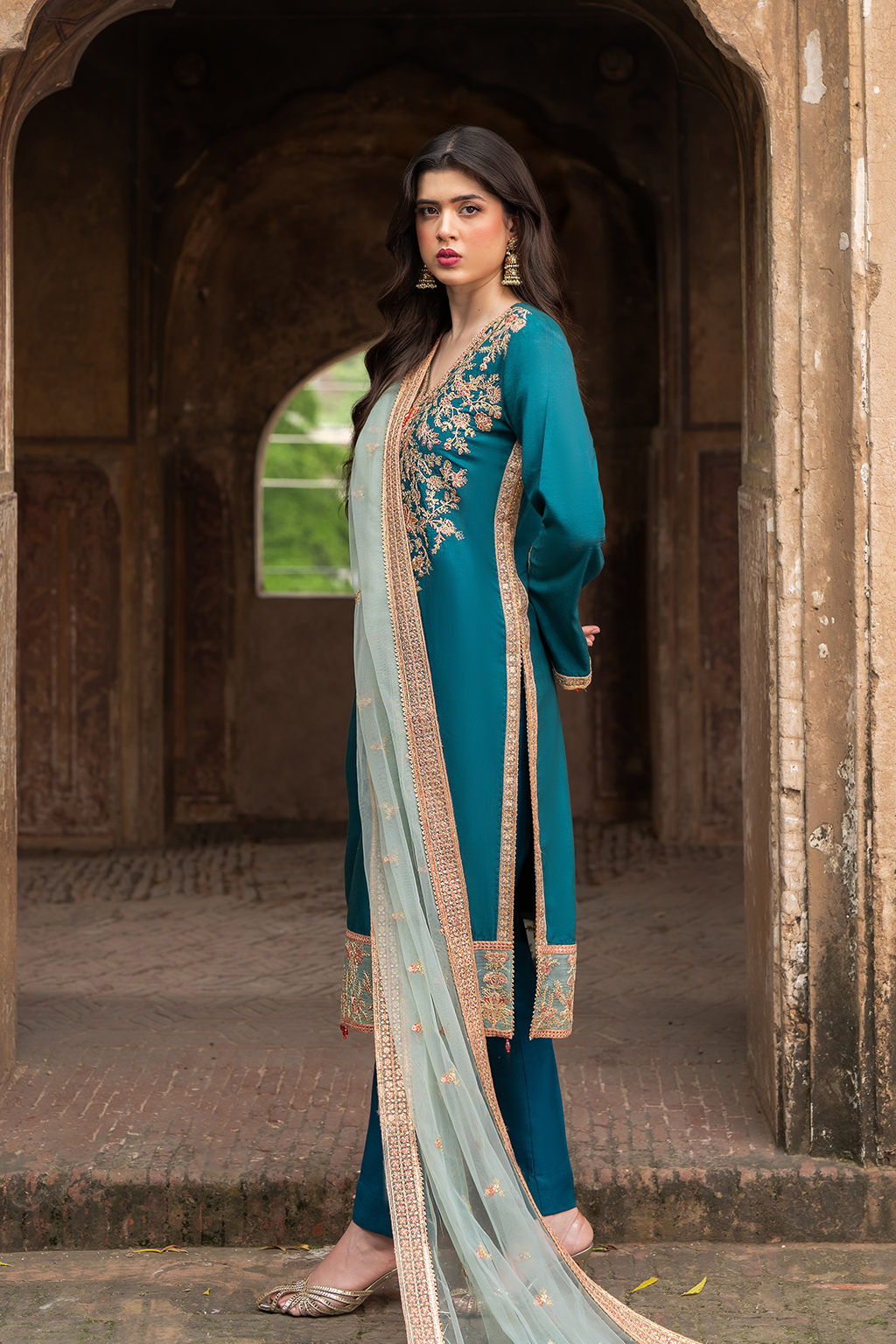 Saad Shaikh Luxe Style — Mairaz Zinc Three-Piece Suit