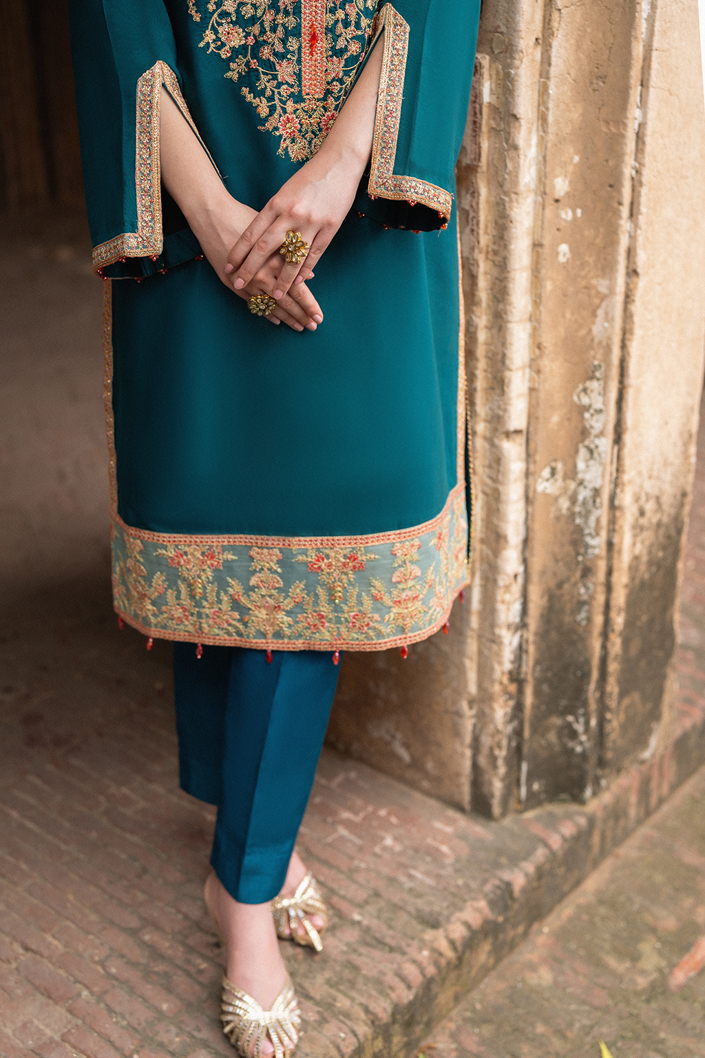 Saad Shaikh Luxe Style — Mairaz Zinc Three-Piece Suit