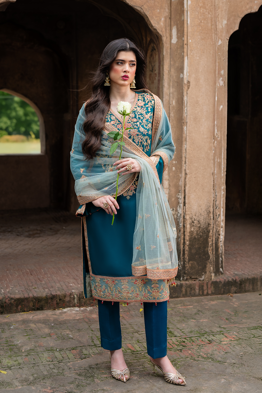 Saad Shaikh Luxe Style — Mairaz Zinc Three-Piece Suit