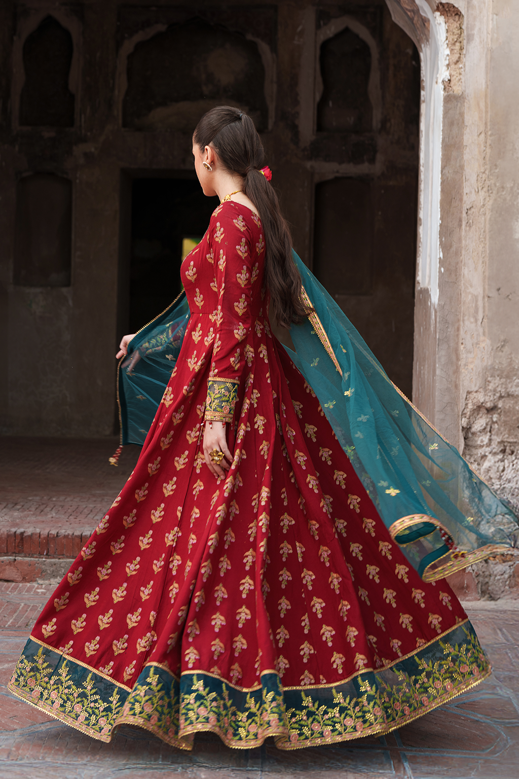Saad Shaikh Scarlet Style — Mairaz Maroon Three-Piece Suit