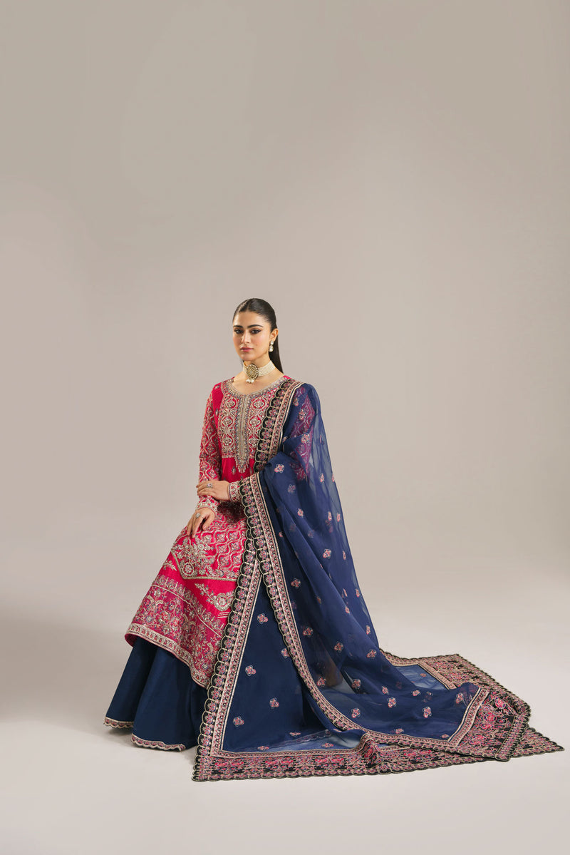 Akbar Aslam Maya U-1532 Style — Mairaz Three-Piece Suit