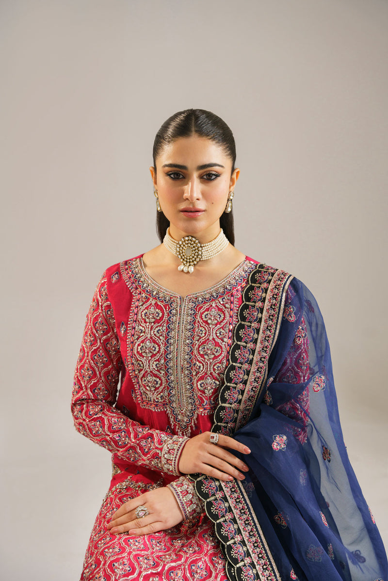 Akbar Aslam Maya U-1532 Style — Mairaz Three-Piece Suit