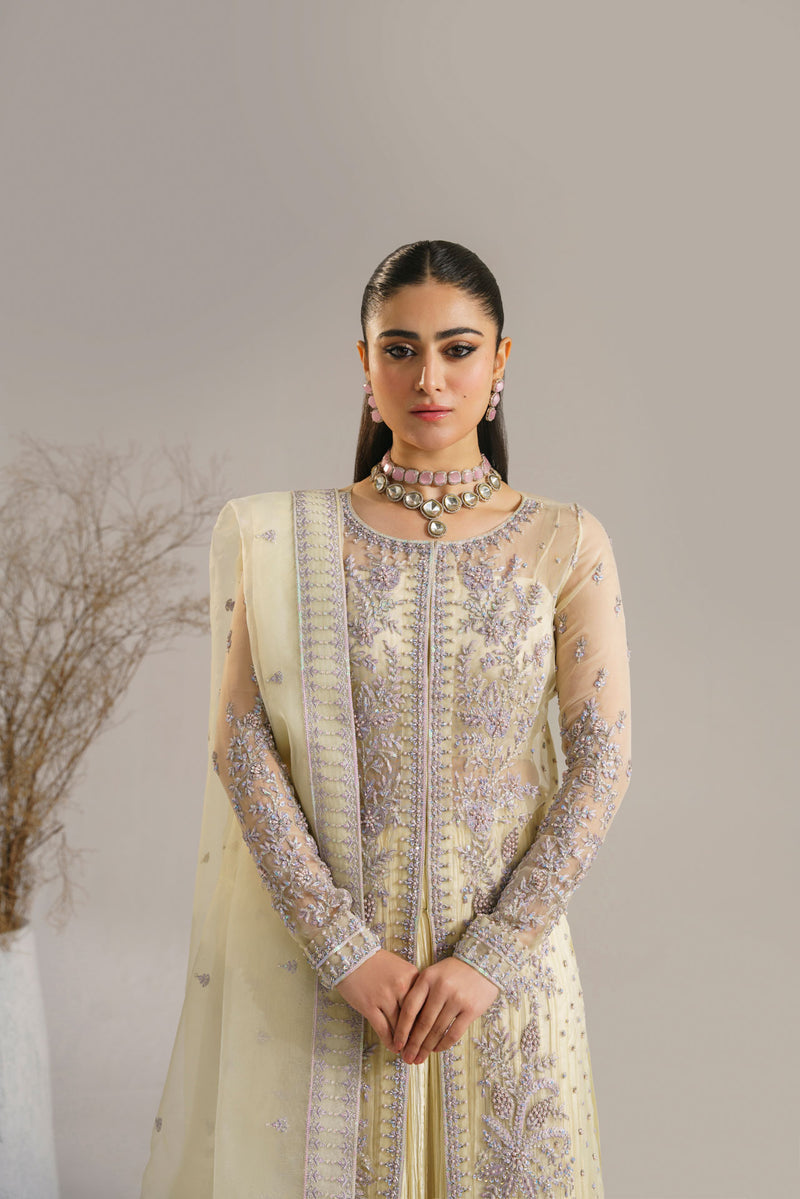 Akbar Aslam Gulbadan U-1522 Style — Mairaz Three-Piece Suit