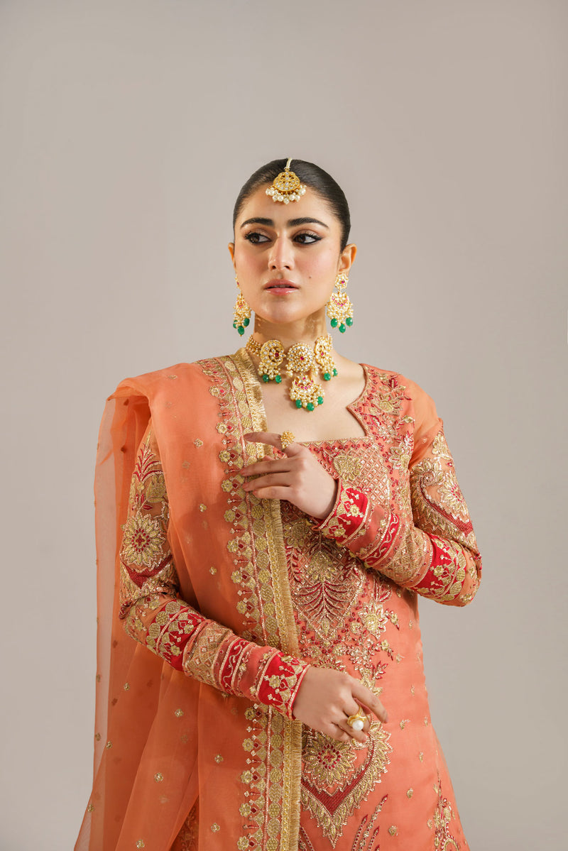 Akbar Aslam Begum Bano U-1533 Style — Mairaz Lehenga