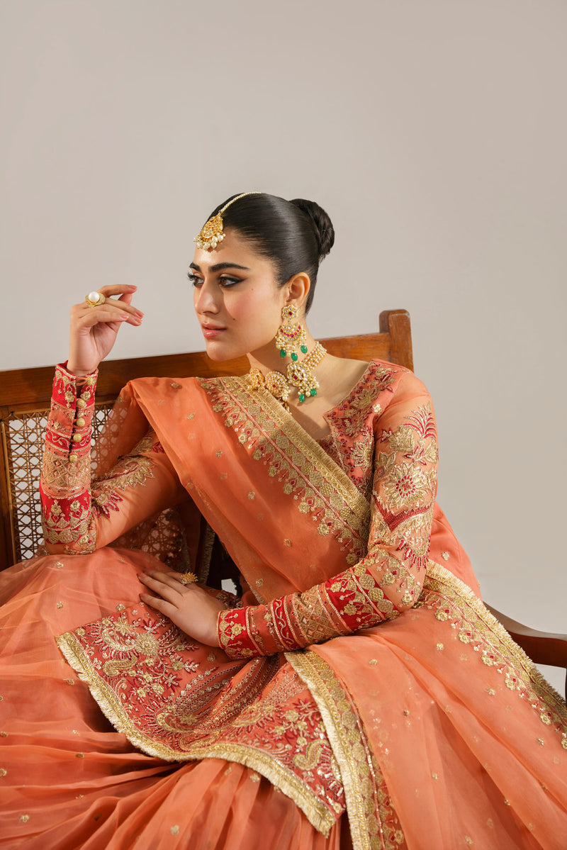 Akbar Aslam Begum Bano U-1533 Style — Mairaz Lehenga