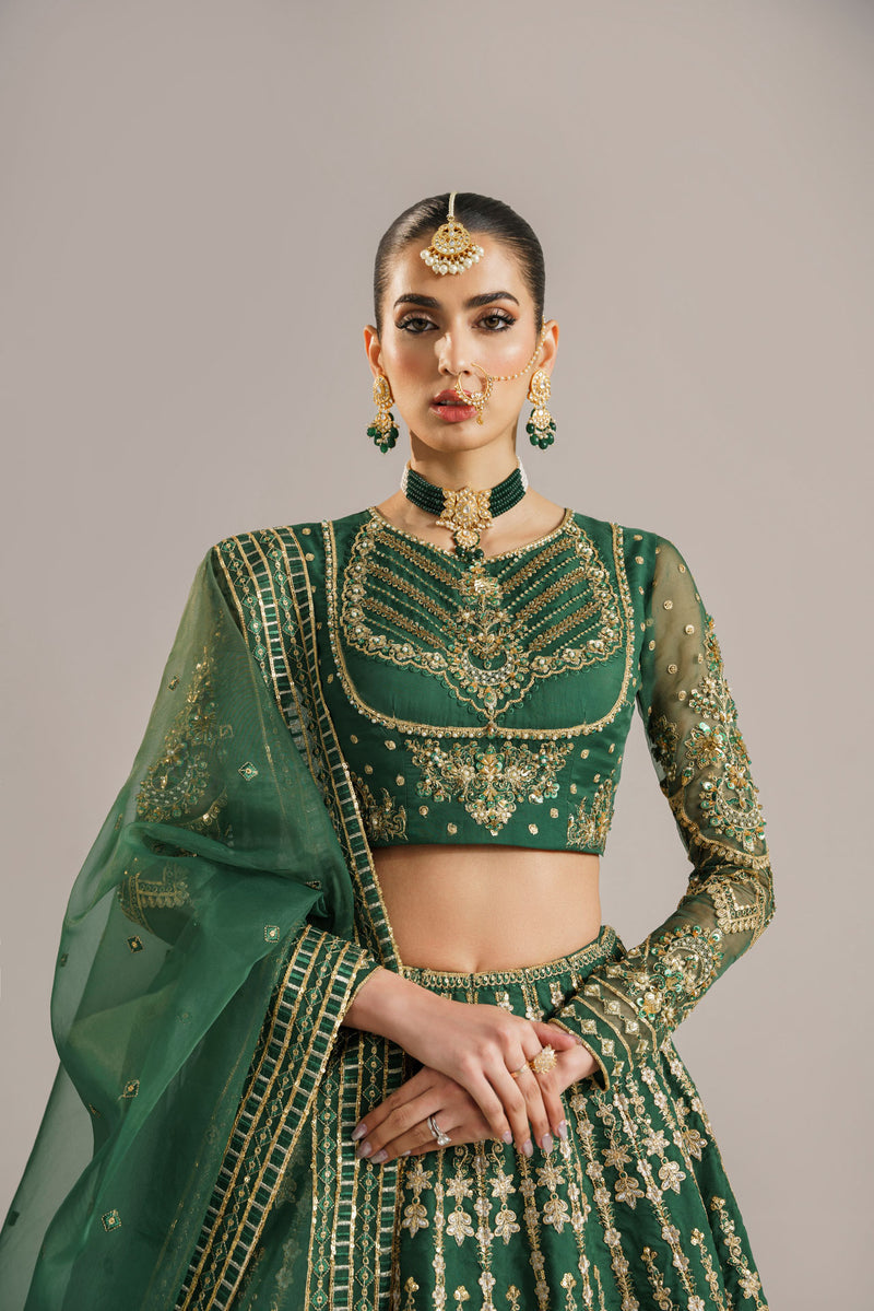 Akbar Aslam Shahul U-1534 Style — Mairaz Lehenga