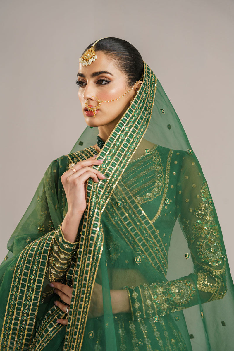 Akbar Aslam Shahul U-1534 Style — Mairaz Lehenga