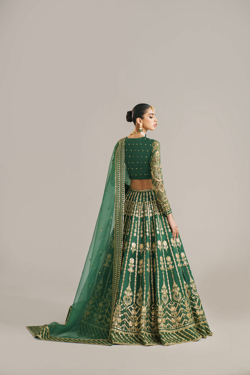Akbar Aslam Shahul U-1534 Style — Mairaz Lehenga