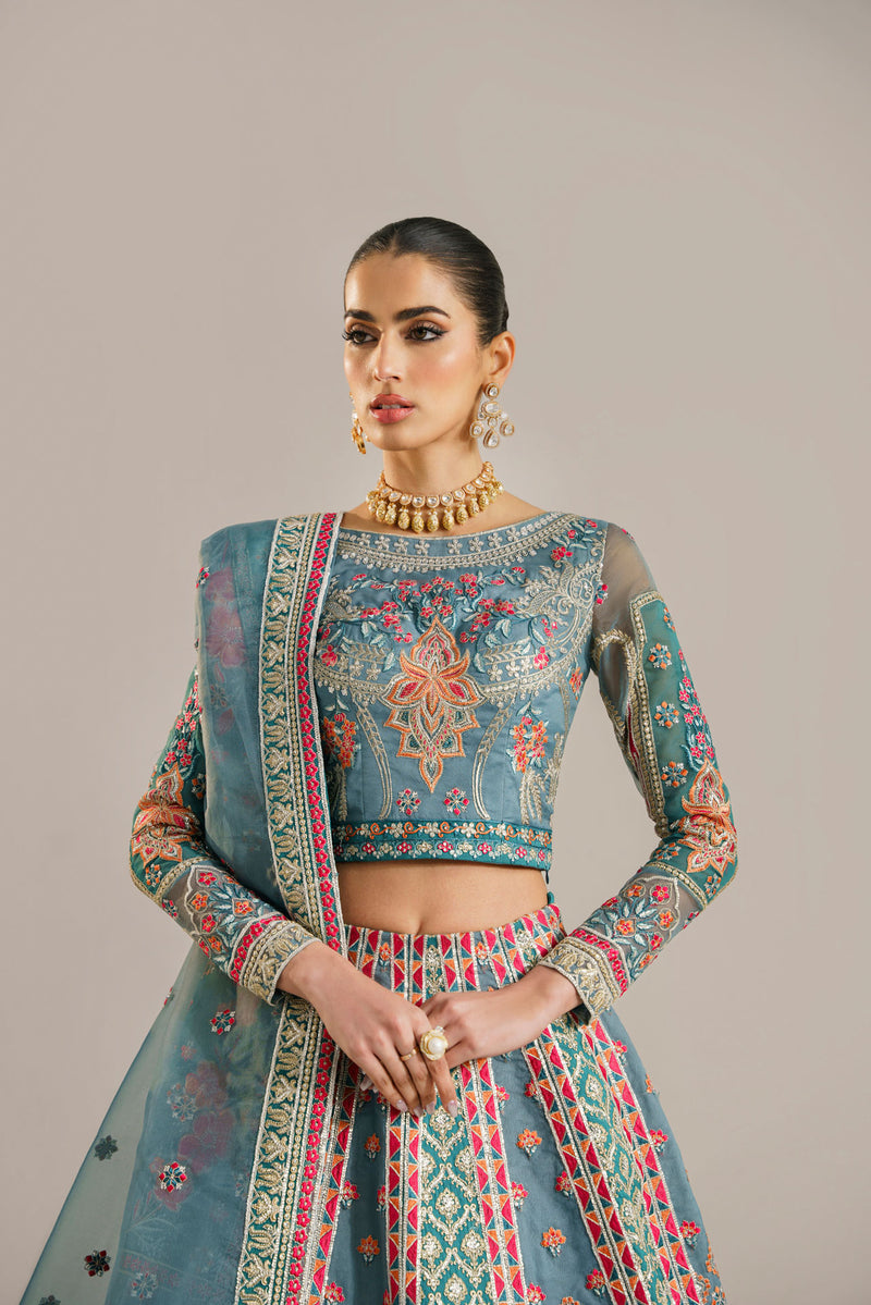 Akbar Aslam Lajwanti U-1526 Style — Mairaz Lehenga