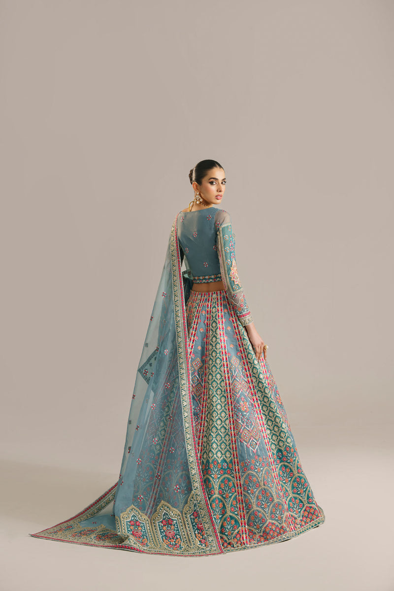 Akbar Aslam Lajwanti U-1526 Style — Mairaz Lehenga