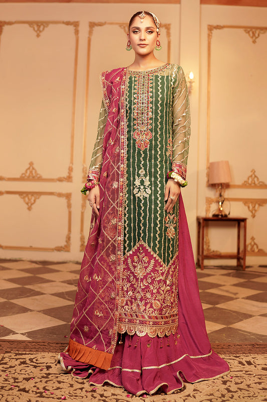 Maryams Nashmia HYT-0601 Style — Mairaz Three-Piece Suit