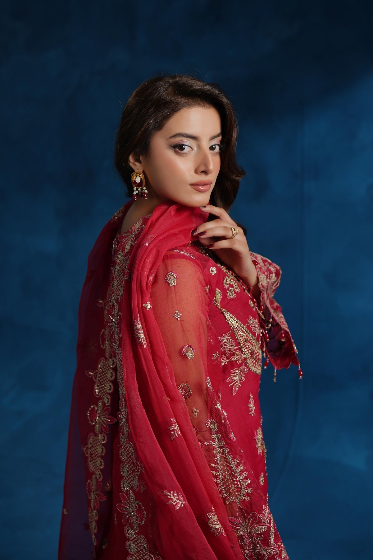 Maryams Rameesha TBR-8019 Style — Mairaz Three-Piece Suit