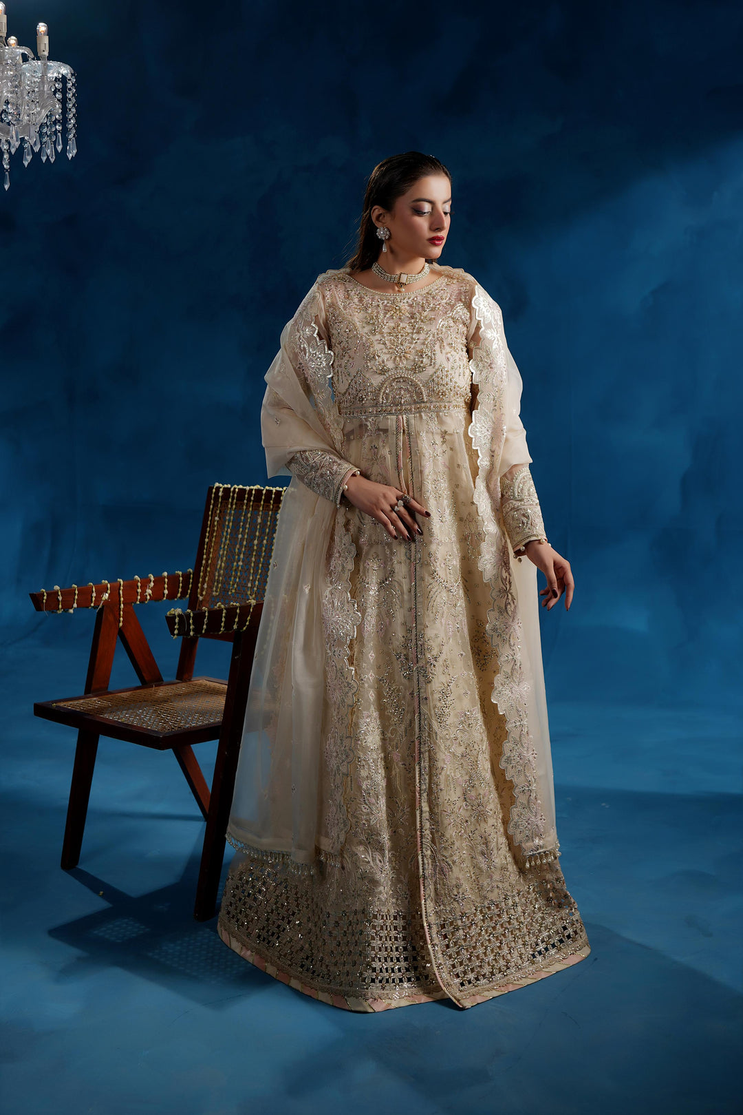 Maryams Nazmaira TBR-8015 Style — Mairaz Three-Piece Suit
