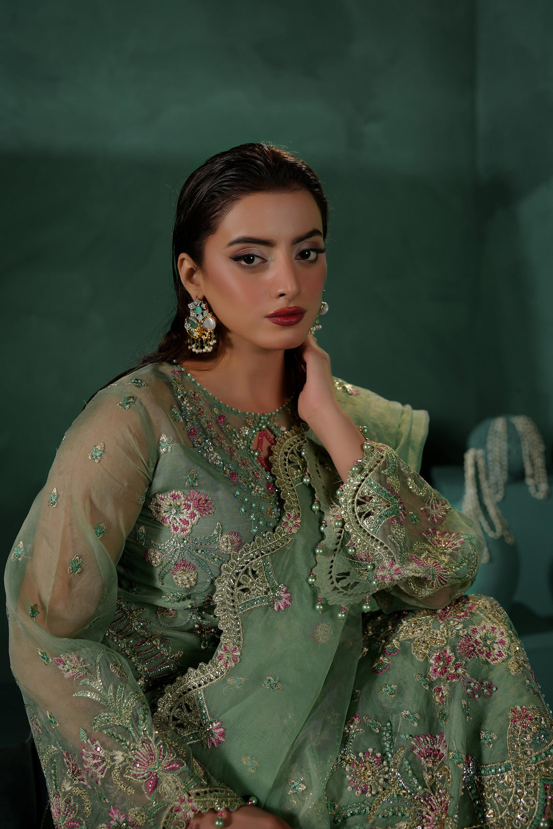 Maryams Zafeera Style — Mairaz Three-Piece Suit