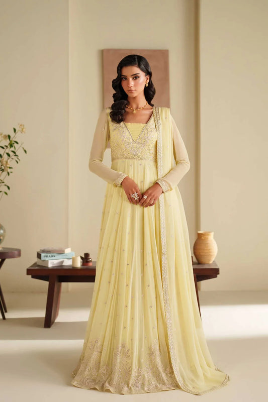 Akbar Aslam Ayla Style — Mairaz Ivory Three-Piece Suit