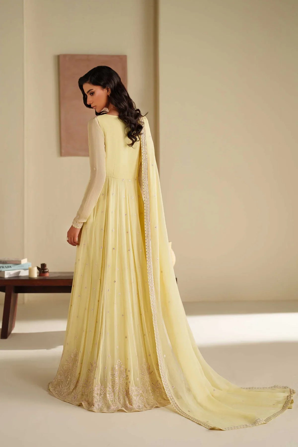 Akbar Aslam Ayla Style — Mairaz Ivory Three-Piece Suit