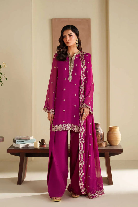 Akbar Aslam Raniya Style — Mairaz Ivory Three-Piece Suit