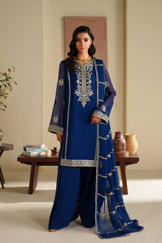 Akbar Aslam Sahar Style — Mairaz Ivory Three-Piece Suit