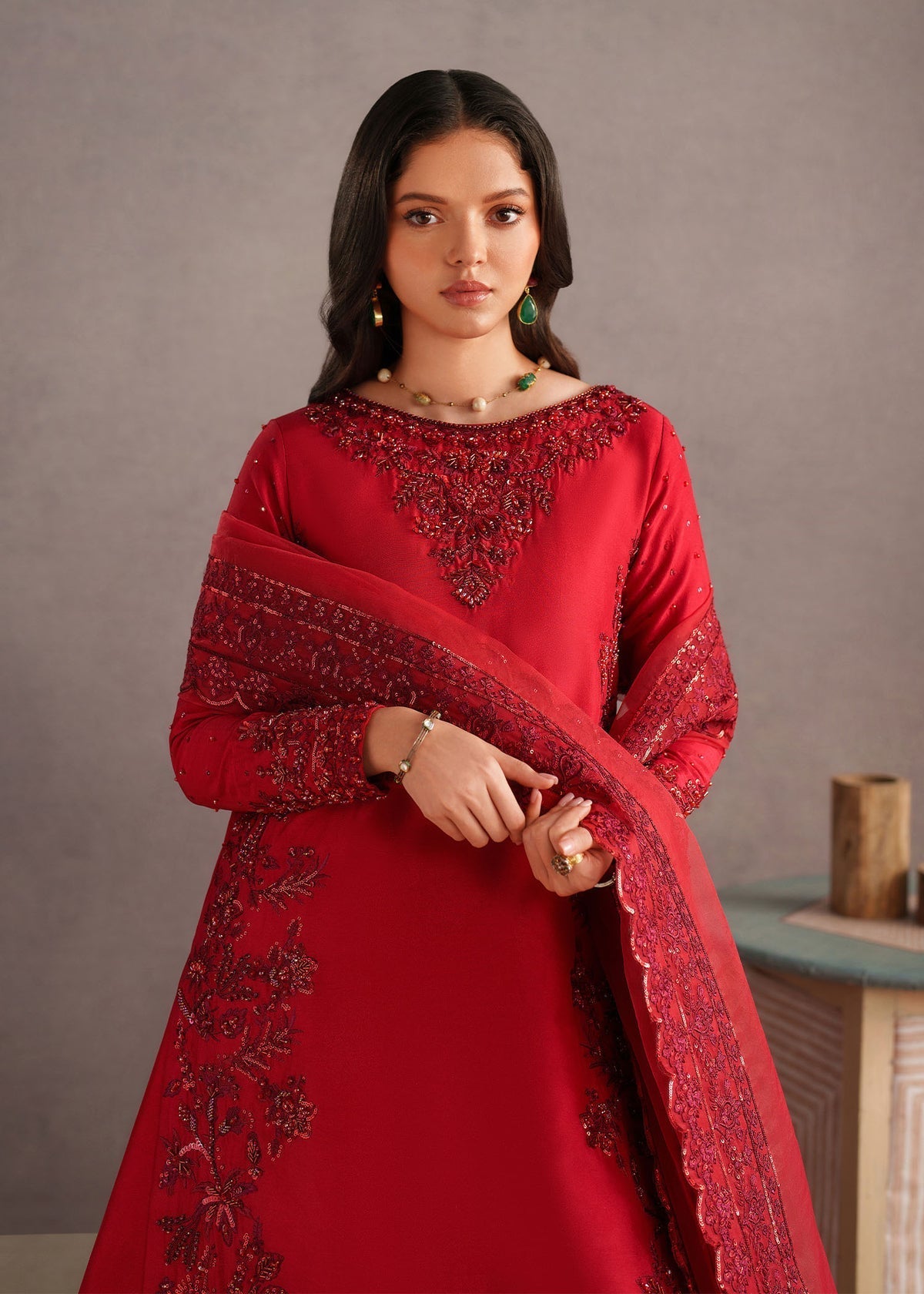 Aina Style — Mairaz Red Sharara