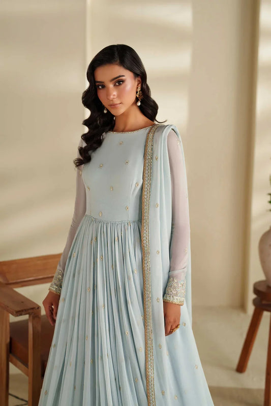 Akbar Aslam Hayie Style — Mairaz Ivory Three-Piece Suit