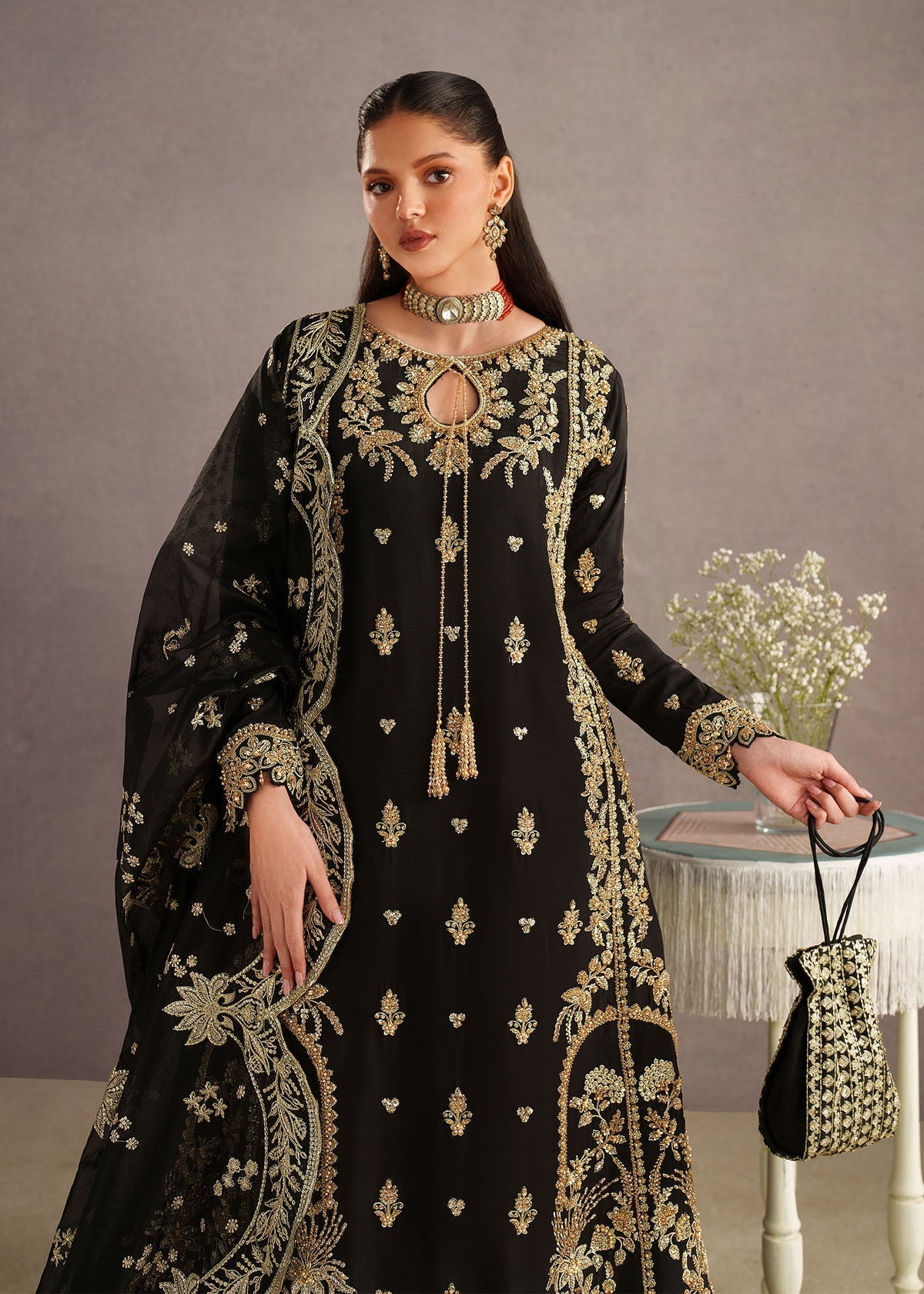 Leia Style — Mairaz Black Three-Piece Suit