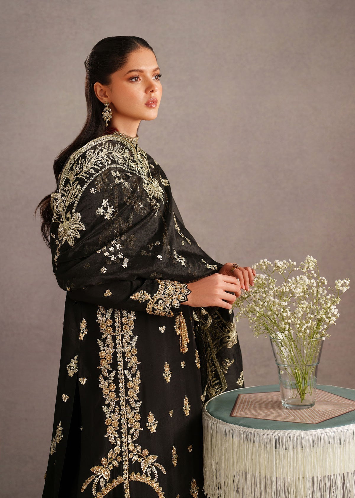 Leia Style — Mairaz Black Three-Piece Suit