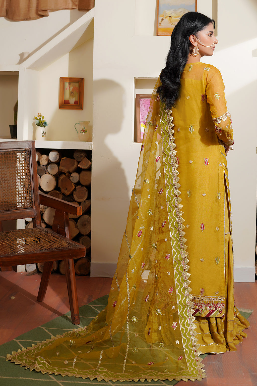Maryams Najmeh-HYT-5002 Style — Mairaz Three-Piece Suit