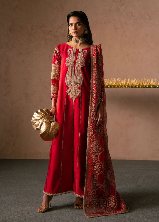 Lyra Style — Mairaz Deep Red Three-Piece Suit