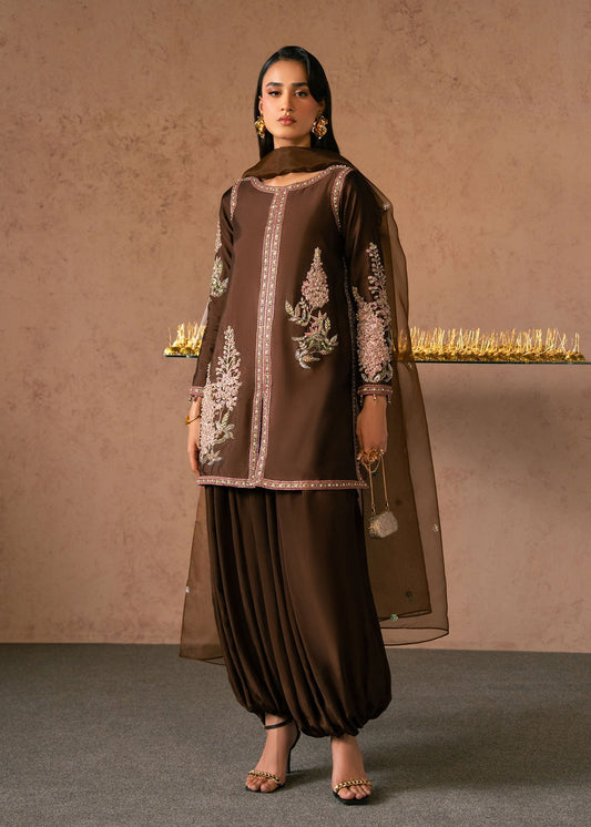 Sarina Style — Mairaz Chocolate Brown Three-Piece Suit