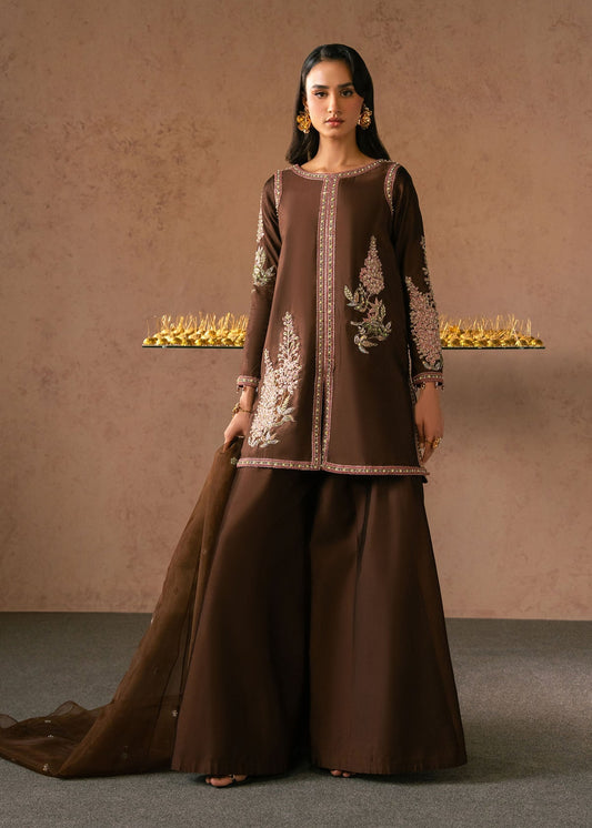 Sarina Style — Mairaz Chocolate Brown Three-Piece Suit