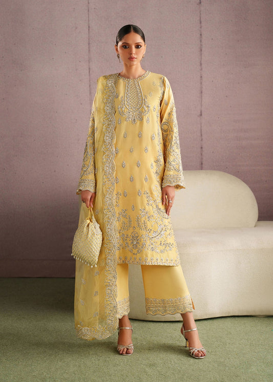 Leora Style — Mairaz Butter Yellow Three-Piece Suit