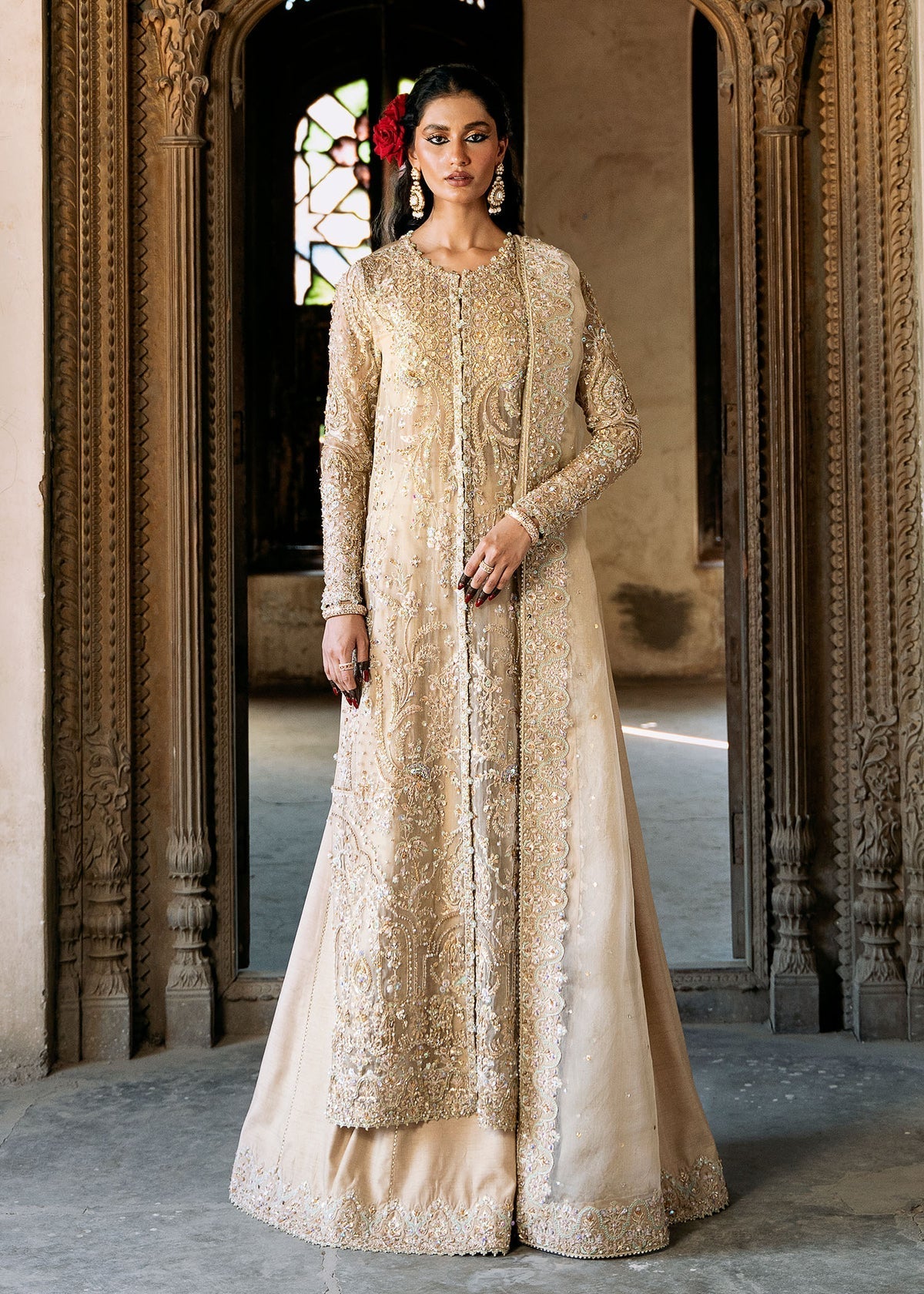 Kanwal Malik Zarnab Style — Mairaz Nude Sharara
