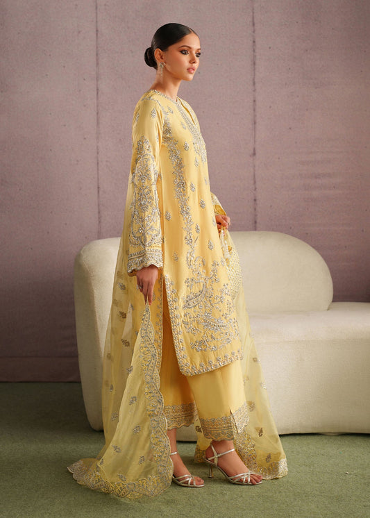 Leora Style — Mairaz Butter Yellow Three-Piece Suit