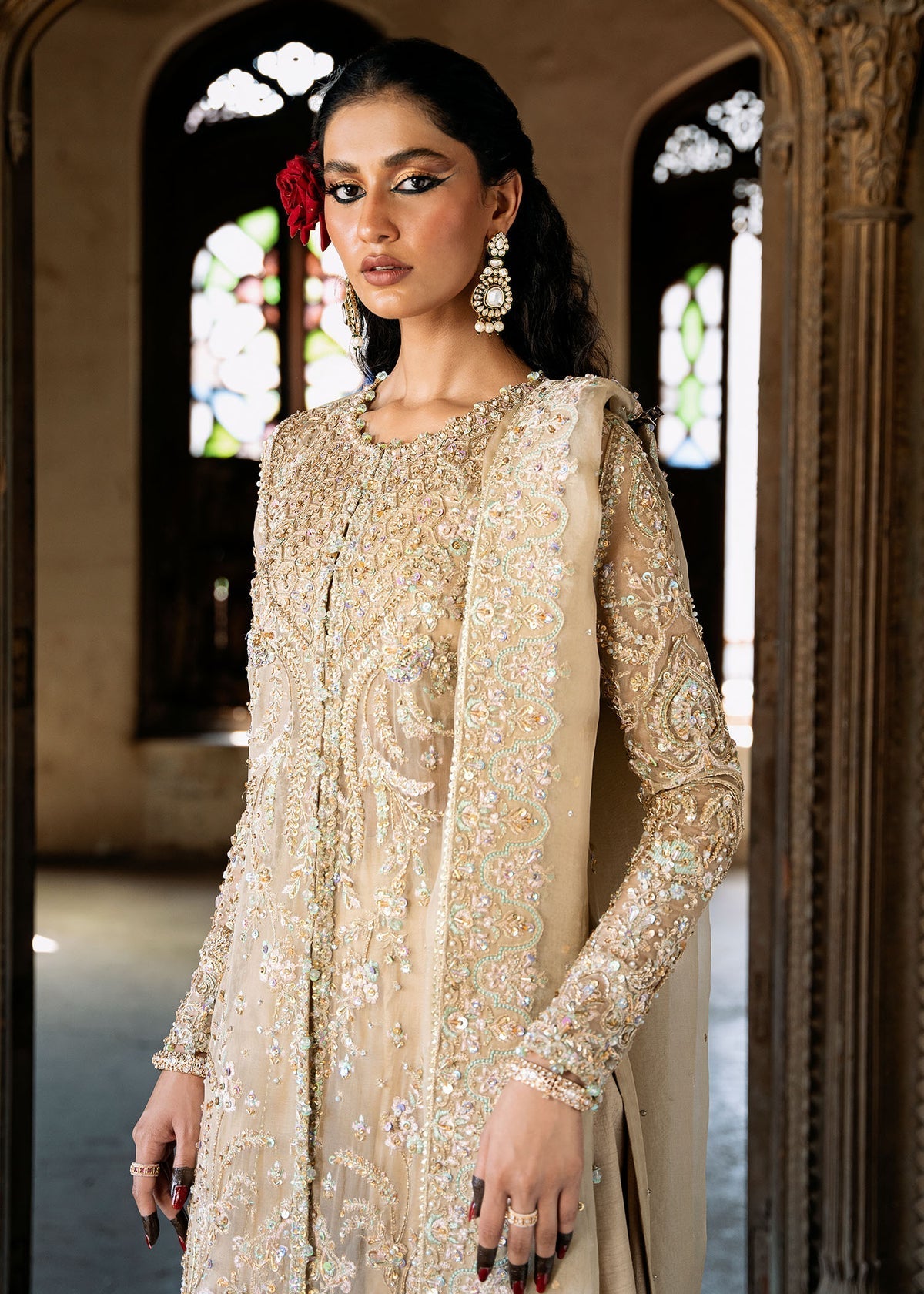 Kanwal Malik Zarnab Style — Mairaz Nude Sharara
