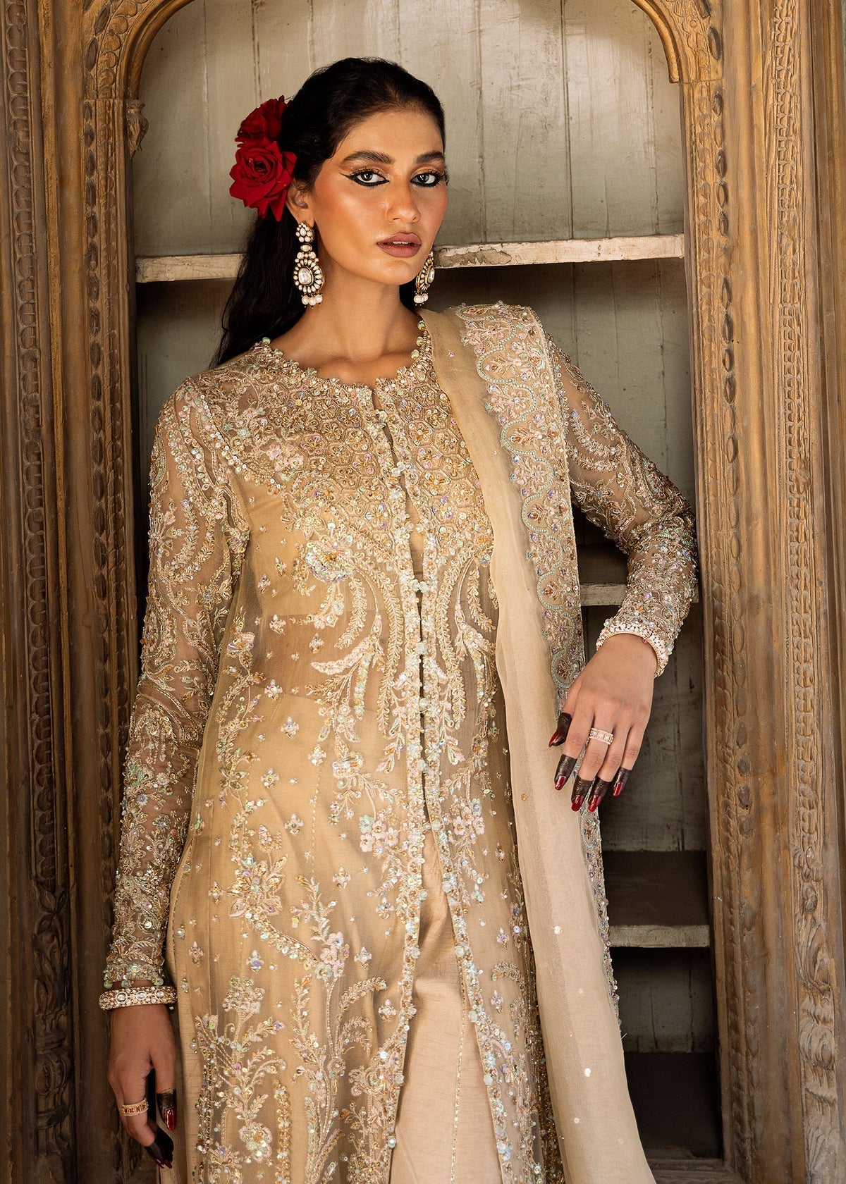 Kanwal Malik Zarnab Style — Mairaz Nude Sharara