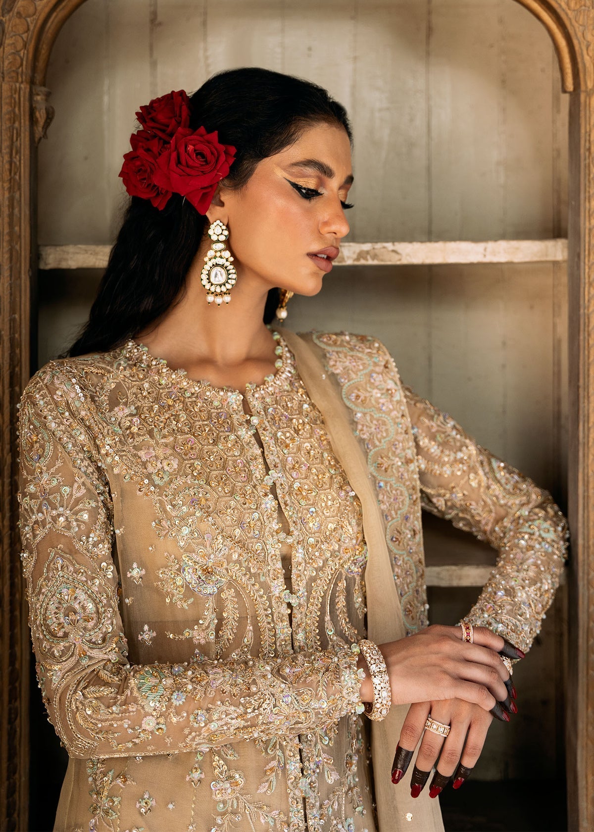 Kanwal Malik Zarnab Style — Mairaz Nude Sharara