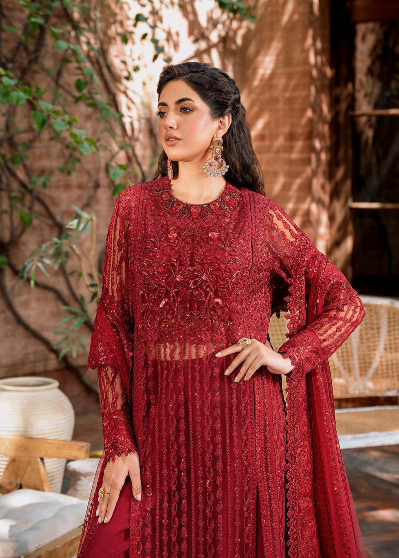 Akbar Aslam Gul Mohr U-1497 Style — Mairaz Wedding Maxi