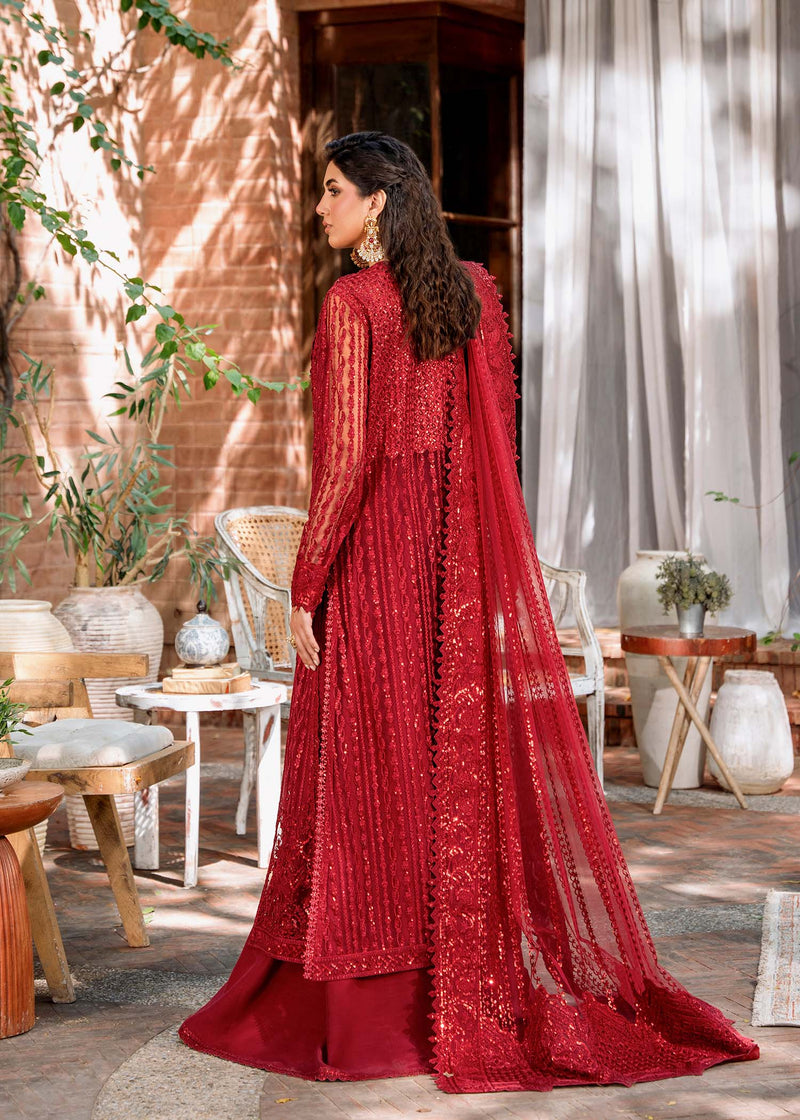 Akbar Aslam Gul Mohr U-1497 Style — Mairaz Wedding Maxi