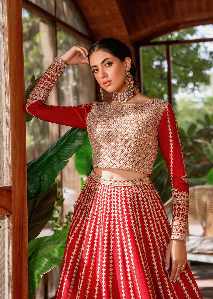 Akbar Aslam Nawazish U-1490 Style — Mairaz Lehenga