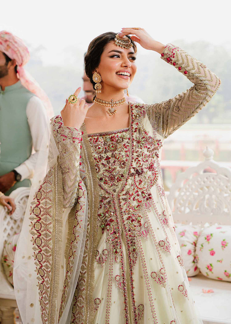 Akbar Aslam Kaneel U-1504 Style — Mairaz Wedding Maxi