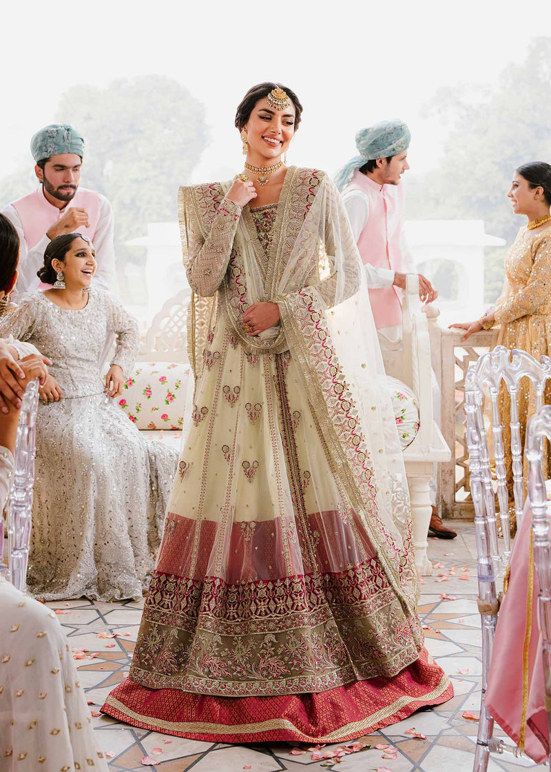 Akbar Aslam Kaneel U-1504 Style — Mairaz Wedding Maxi