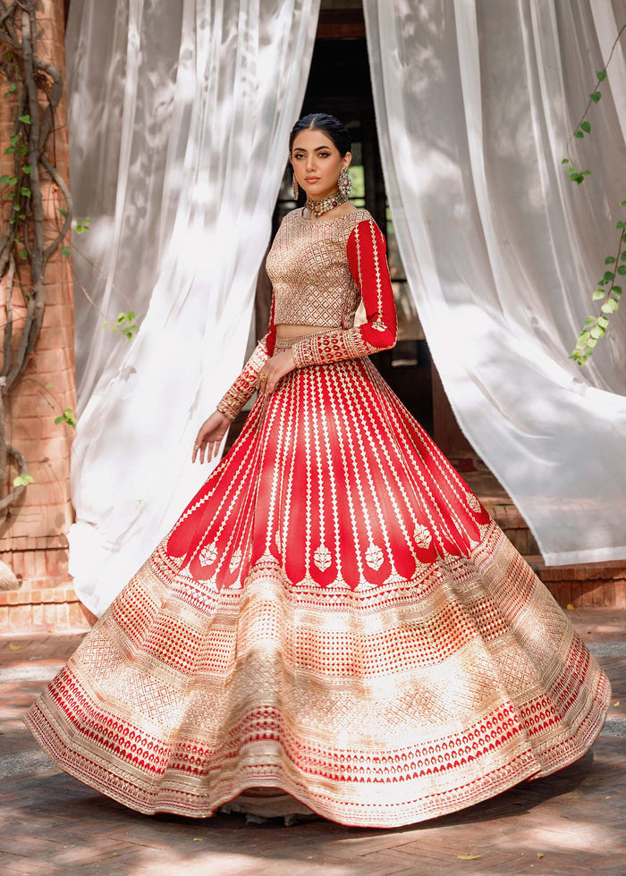 Akbar Aslam Nawazish U-1490 Style — Mairaz Lehenga
